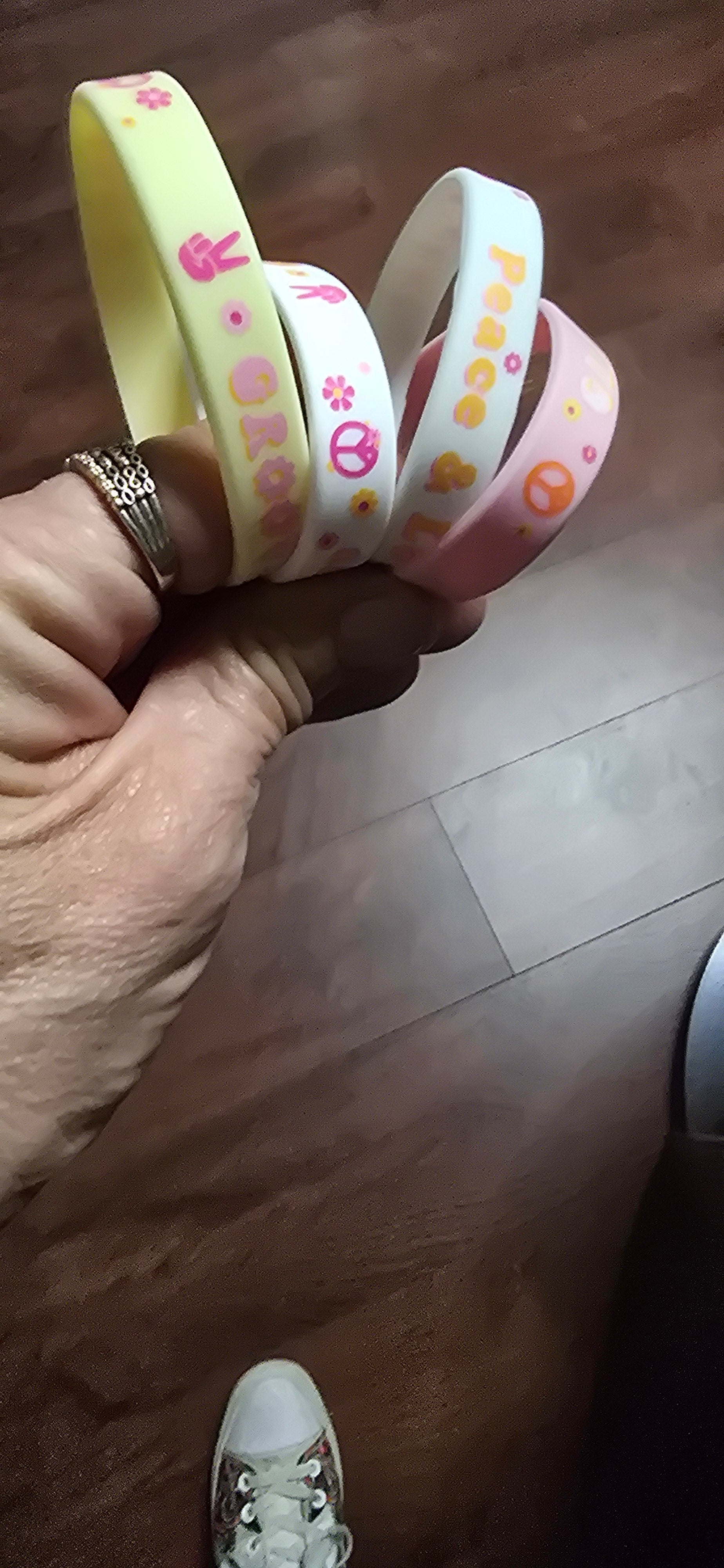 Rubber bracelet
